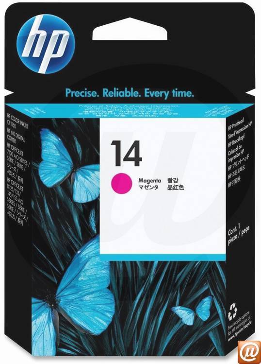 C4922A - Cabea de impresso original HP 14 Magenta para Color Inkjet cp1160 Digital Copier 610 Offcejet d125 d135 d145 d155 7110 7130 7140
